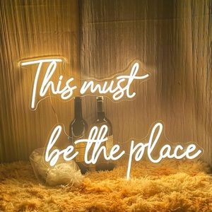 This Must Be The Place Neon Sign for Wall Décor